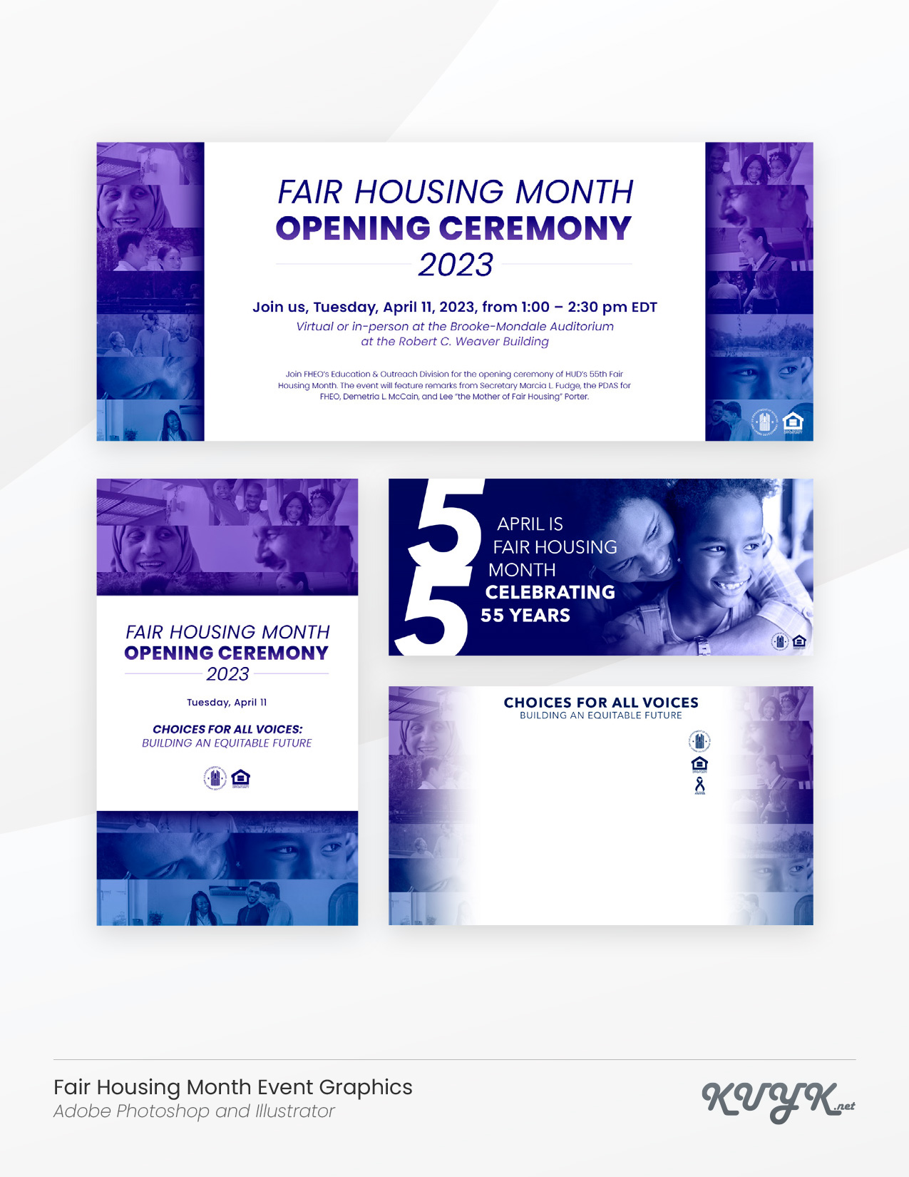 Fair Housing Month Event Graphics